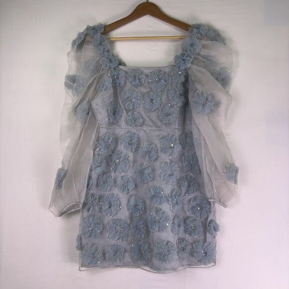 LoveShackFancy Dresses & Skirts - LoveShackFancy Puff-Sleeve Mini Dress